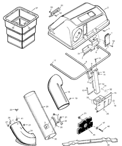 Part Location Diagram of F-99900 Briggs and Stratton Book, Instruction
